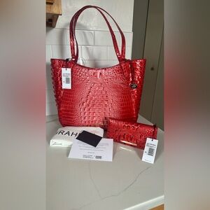 Brahmin Aliza embrance ombre Aliza  Tote and Adelle Wallet Melbourne genuine